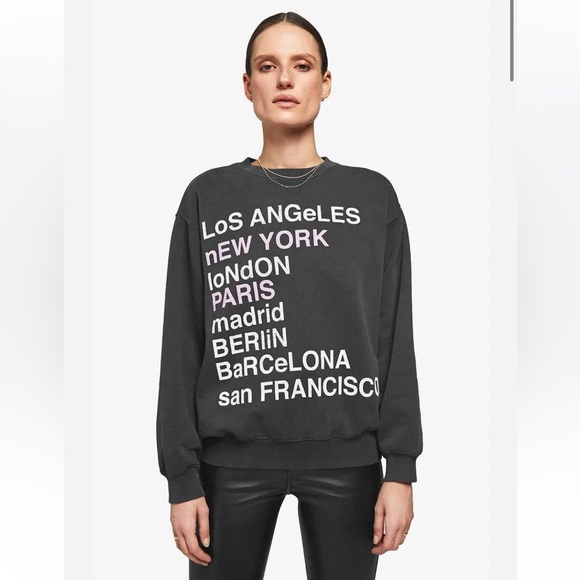 Anine Bing Tops - Anine Bing City Love sweatshirt